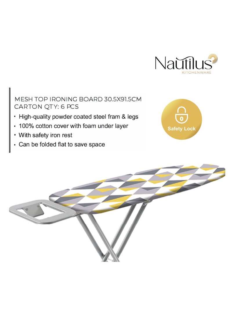 Nautilus Ironing Board 30.48cm Steel