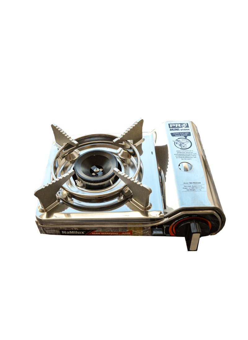 Portable Gas Stove for Outdoor Camping and Cooking Automatic Heat Control with Bag Gas is not included