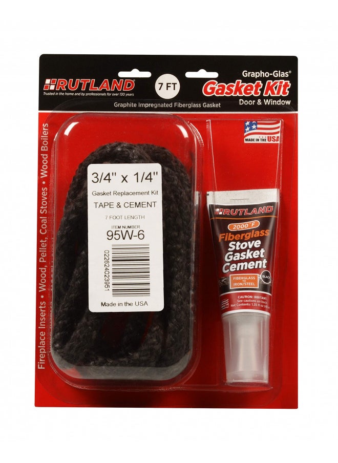 Rutland Products Stove Gasket Replacement Kit, 3/4