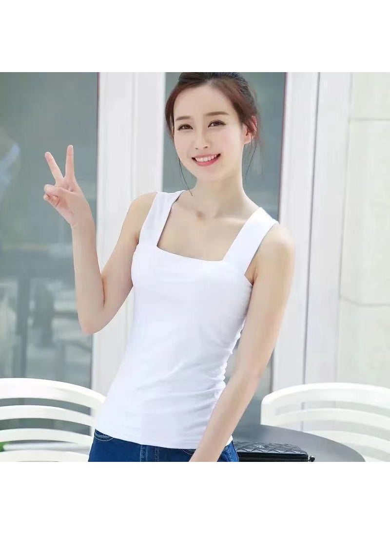 2024 New Strappy Vest Womens Versatile Camisole White