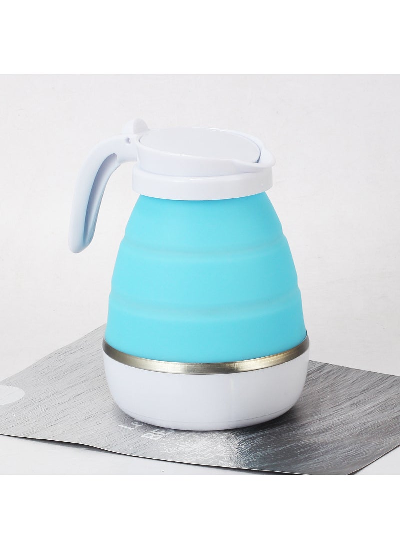 Silicone Collapsible Travel Kettle Portable Blue