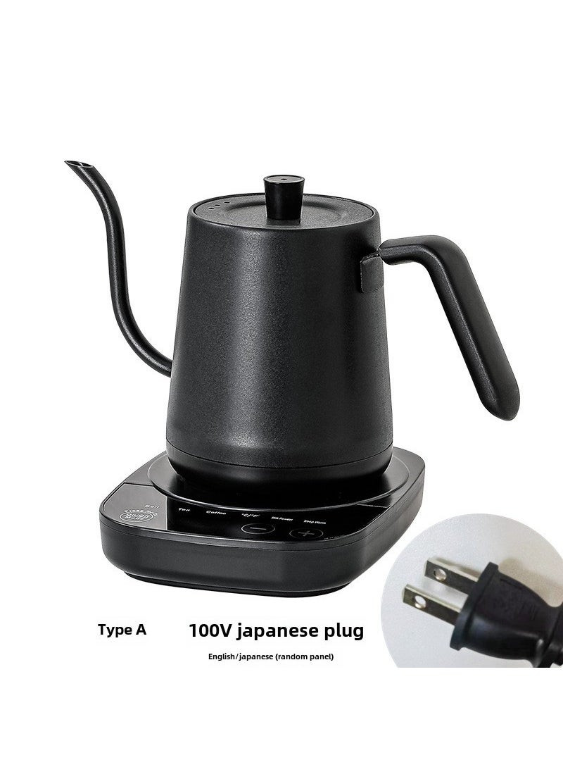 Precision Temperature Control Gooseneck Kettle Type A Black Sunday gauge 100V