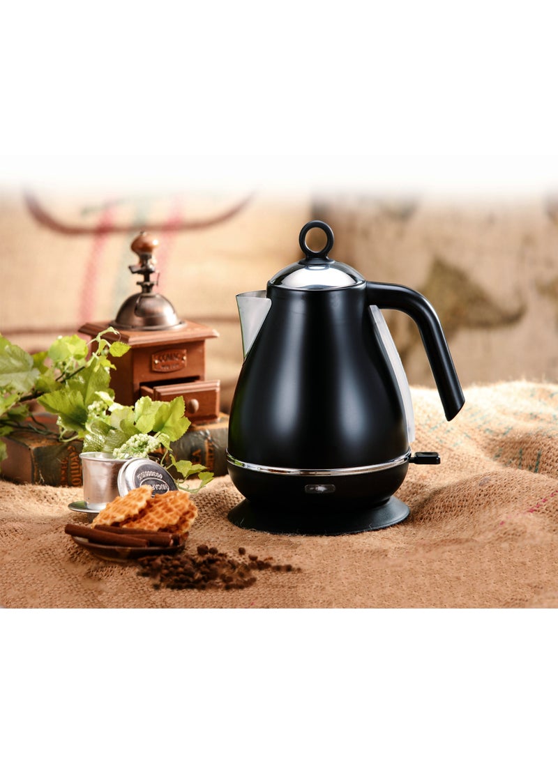 Vintage paint electric kettle household kettle export cross-border hot gift wholesale electric kettle Black