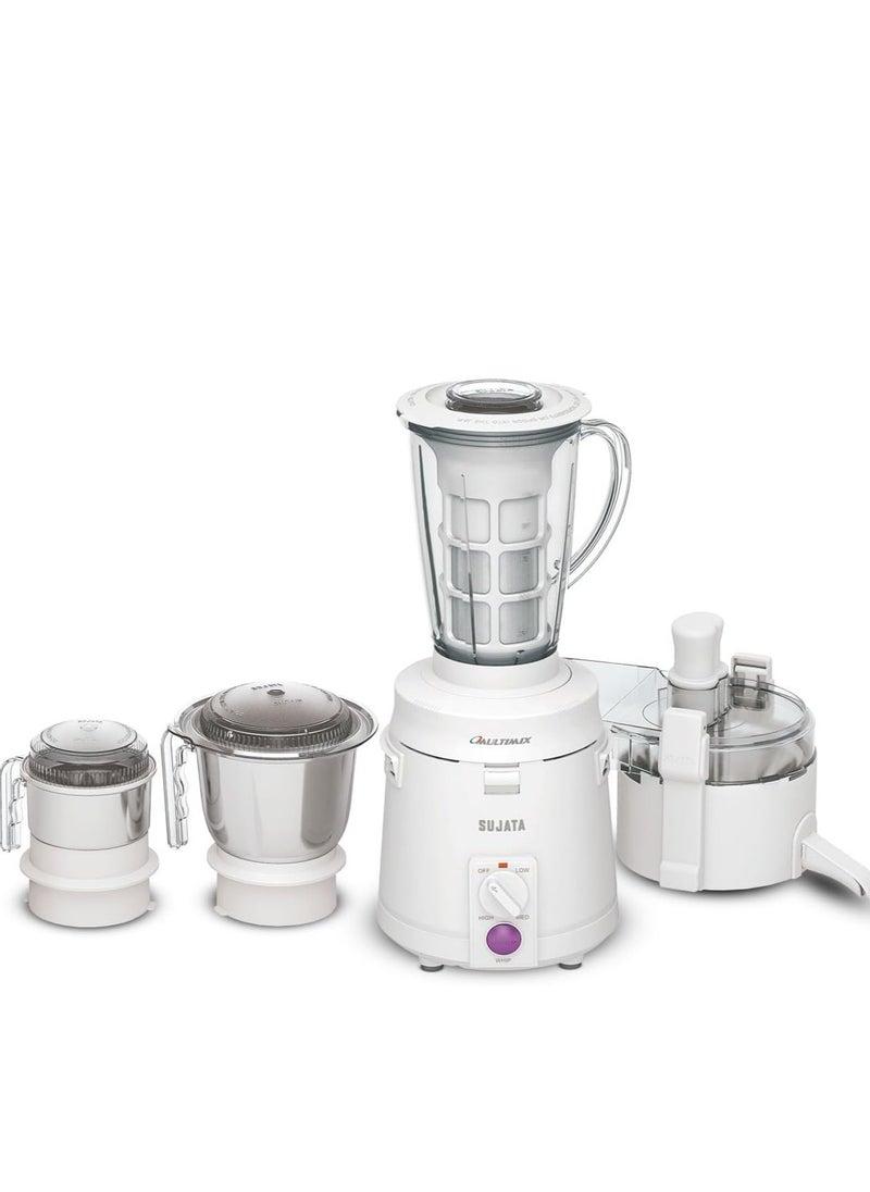 Sujata Multimix, Mixer Grinder with Juicer & Coconut Milk Extractor Attachment, 900 Watts, 3 Jars | Grinder Mixer Blender