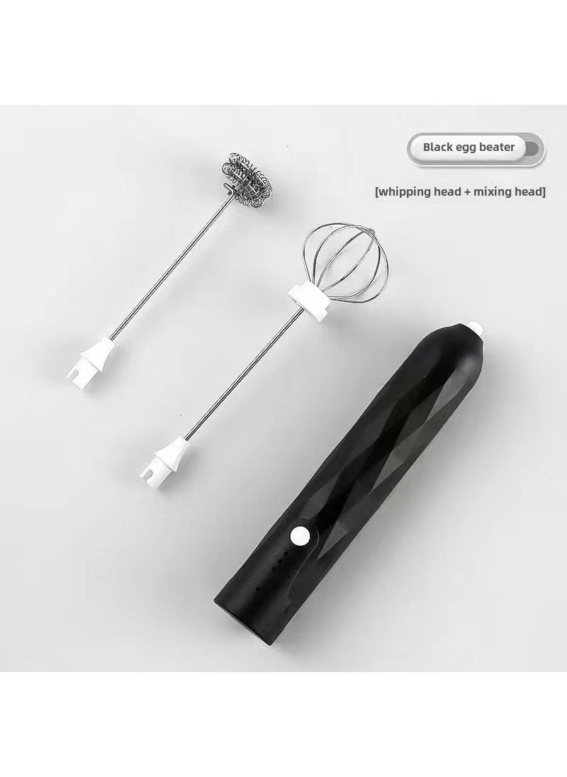 Powerful Electric Egg Beater Mixer for BakingPlaid egg beater (black) Plaid egg beater (black)