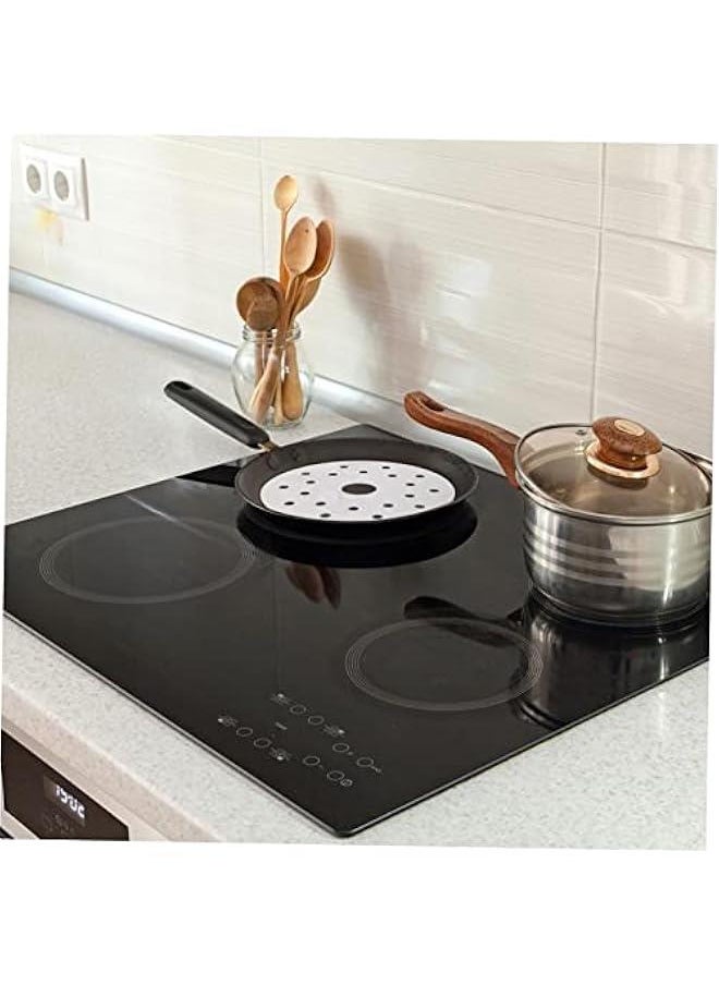 1pc Casserole Heat Conductor Stainless Steel Induction Diffuser Plate Flame Guard Plate Flame Guard Induction Hob Pans Gas Ceramic Cookware Kitchen Accessory Electromagnetic Burner