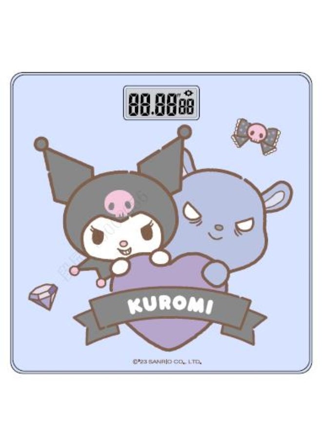 Sanrio characters 28cm Digital Body Weight Scale with Tempered Glass Kuromi SCTZC-220419