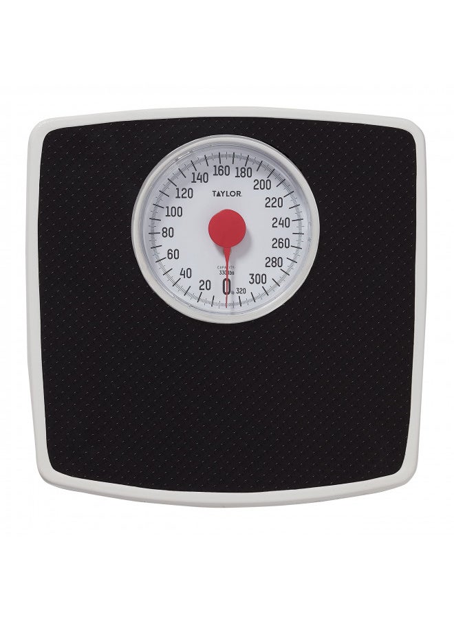 Taylor Analog Scales for Body Weight, 330LB Capacity, Easy to Read Large 4.25