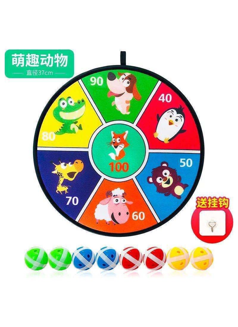 Hot Sale Childrens Sticky Target Ball Sticky Ball Dart Target Decompression Sticky Ball Sticky Target Plate Educational Throwing Toys36cm animal target (8 balls +1 hook) 36cm animal target (8 balls +1 hook)