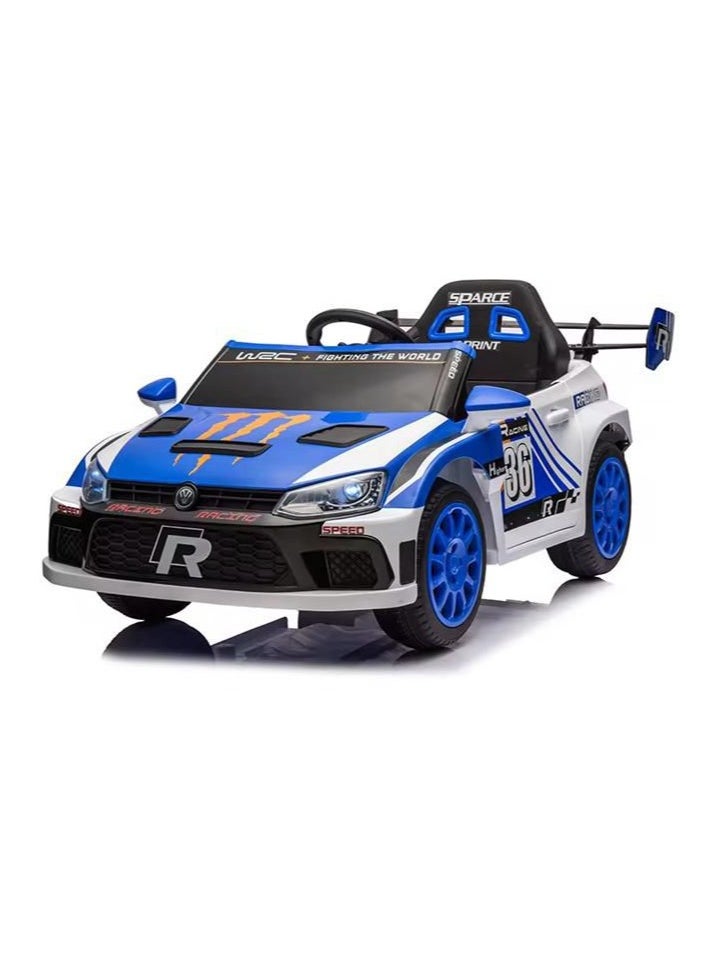 New model kids electric toys car four wheel cool light battery power with music bluetooth kids remote car