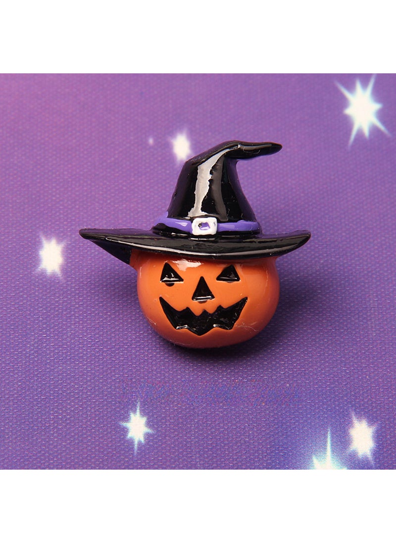 New resin accessories Halloween pumpkin skull ghost DIY ghost festival accessories mobile phone shell hair accessories material 10#