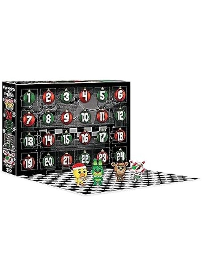 Advent Calendar: Five Nights At Freddy's (FNAF) 24 Days Of Surprise - Collectable Vinyl Mini Figures - Mystery Box - Gift Idea - Holiday Xmas for Girls, Boys & Kids