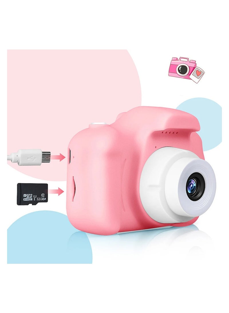 Mini Digital Camera Toys For Kids Photo HD Dual Camera Birthday Gift Video Projector