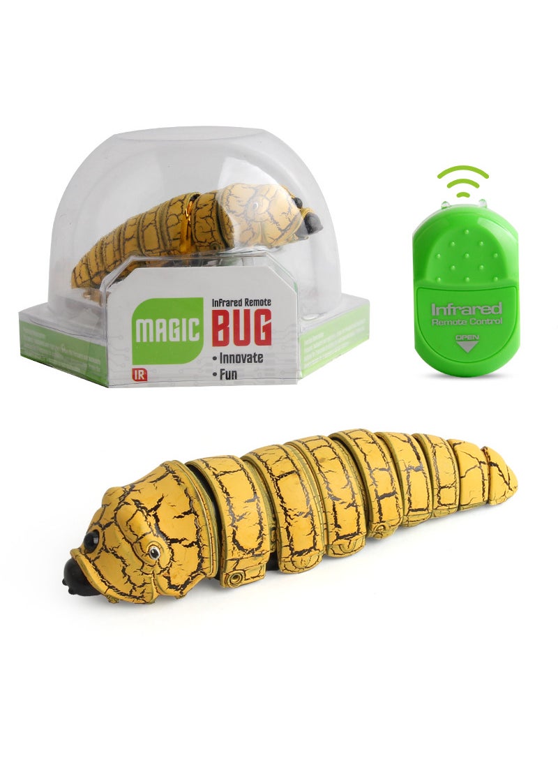 Infrared Remote Control Novelty Caterpillar ToyRemote control 9910C yellow 88g Remote control 9910C yellow 88g