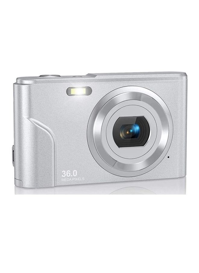 DC311 2.4 inch 36MP 16X Zoom 2.7K Full HD Digital Camera Children Card Camera, AU Plug (Silver)