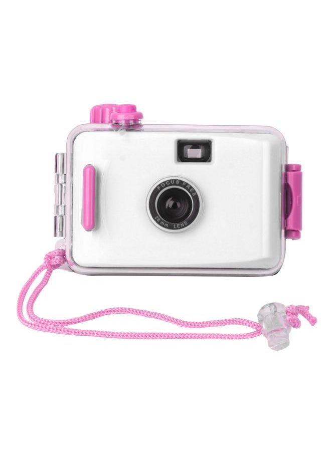 SUC4 5m Waterproof Retro Film Camera Mini Point-and-shoot Camera for Children (White)