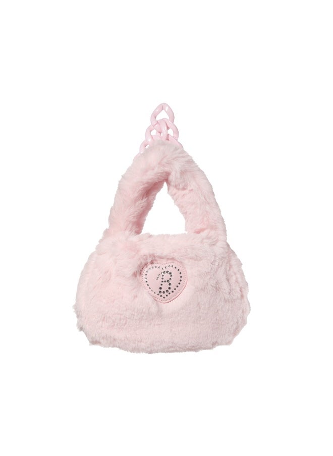 Fancy Barbie Collection Plush Handbag Light Pink