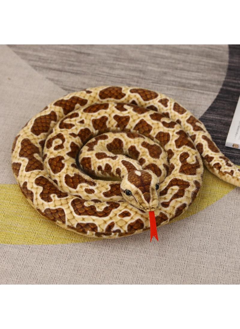 Excefore Realistic Wild Life Action Model Lifelike Snake Plush Toy Figurines Prank Props Stress Relif Toys Educational Toys Birthday Gift For Kids