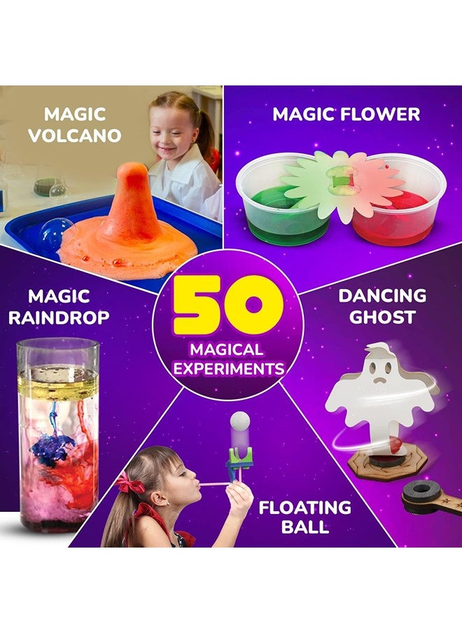 Smartivity Magic of Science Experiment Kit for Boys & Girls Age 4-6-8| Birthday Gift for Kids Age 4-8 | Kids Safe Physics & Chemistry Kit | STEM Educational Fun Toys | Made in India