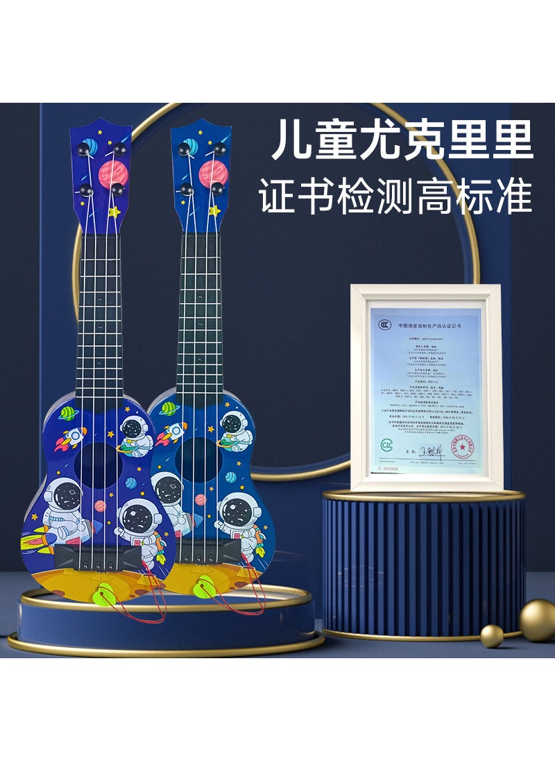 Kids Playable Ukulele Guitar Toy [44cm] space aerospace ukulele