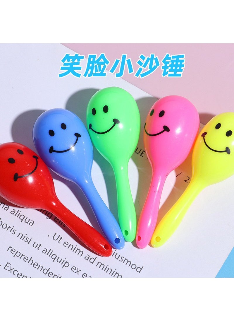 Cute Cartoon Animal Hand Drum Rattle Small sand hammer rattle [mixed colors]