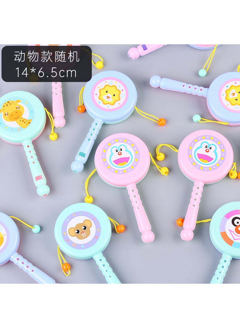 Cute Cartoon Animal Hand Drum Rattle Rattle [Animal Pattern]]