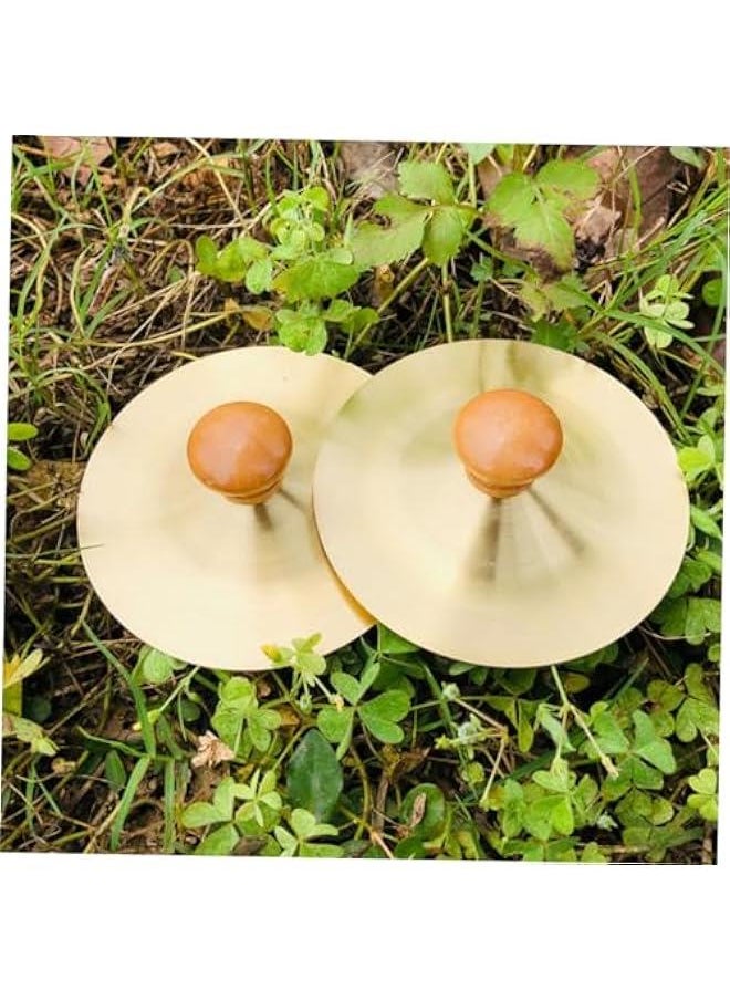 4pcs Children's Percussion Instrument Mini Cymbals Mini Hand Bells Small Cymbals Kids Mini Cymbal Brass Cymbals Copper Cymbals Hand Cymbals Toys Music Toddler Metal Spain