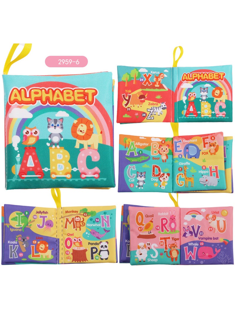 3D Animal Cloth Book for Baby Early Learning2959-1 English cloth book 23.4g 2959-1 English cloth book 23.4g