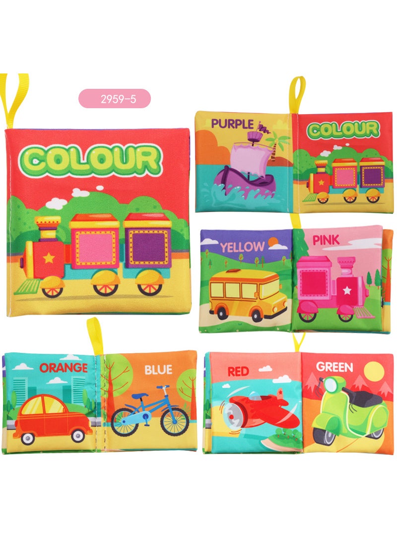 3D Animal Cloth Book for Baby Early Learning2959-5 color cloth book 23.4g 2959-5 color cloth book 23.4g