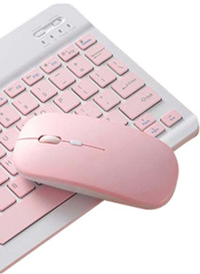 Wireless Keyboard and Mouse Combo Bluetooth Keyboard Mouse Set with Rechargeable Battery