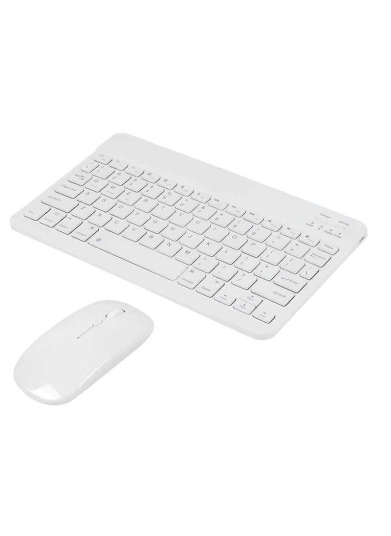 Wireless Keyboard and Mouse Combo Bluetooth Keyboard Mouse Set with Rechargeable Battery