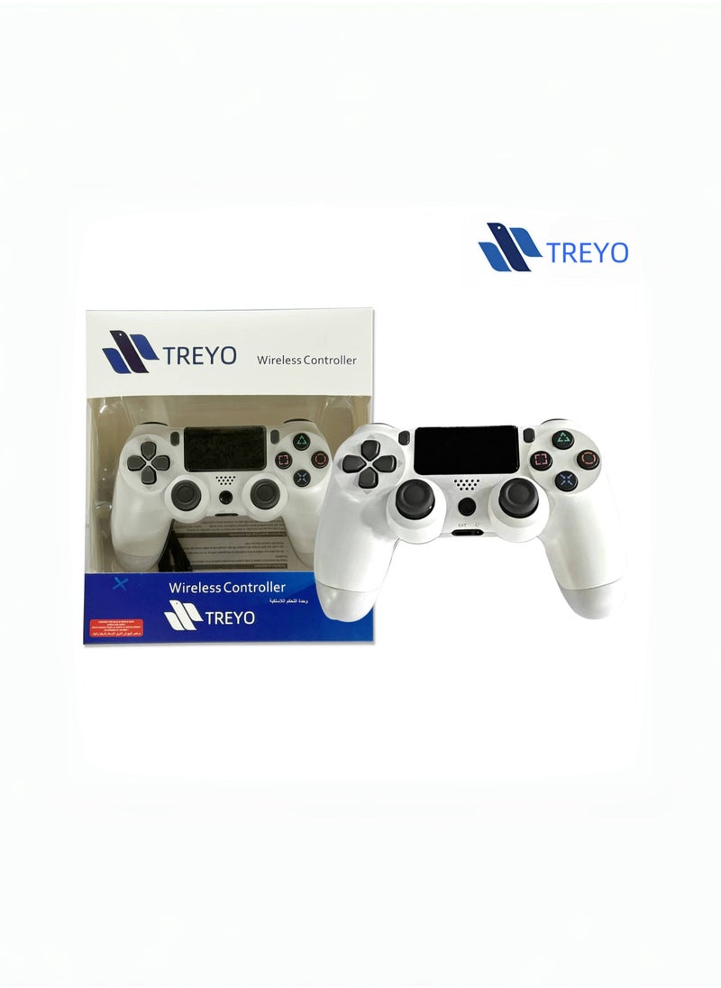 Wireless PS4 Controller - Dual Vibration, LED Touch Pad, Audio Function, Compatible with PS4 Pro/Slim/PC, Pro-Level Gaming Experience