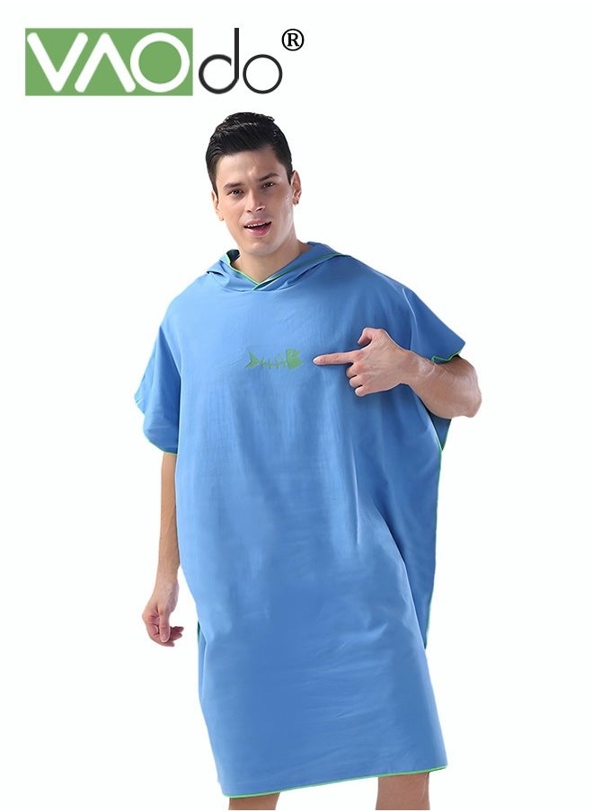 Beach Bathrobe Thickened Soft Material Quickly Absorbs Moisture Suitable for Men and Women Swimming Pool Beach Bathroom