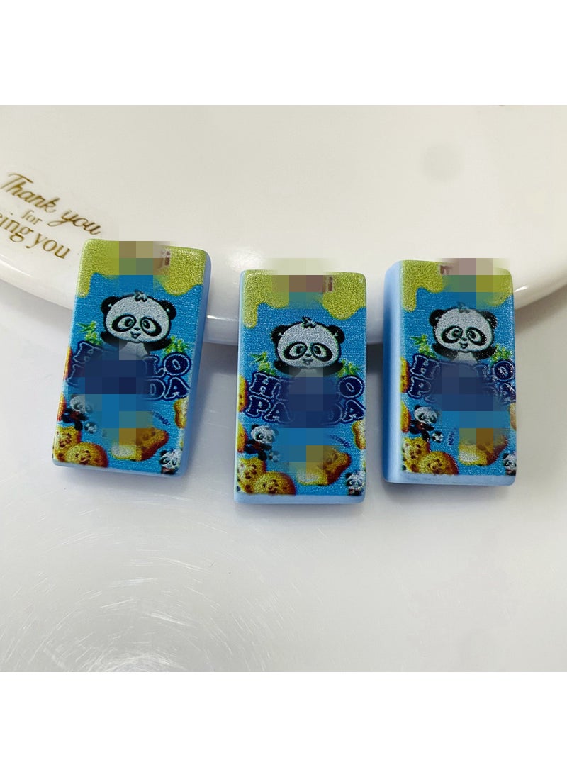 Resin DIY Phone Case Flatback Accessories Blue Panda