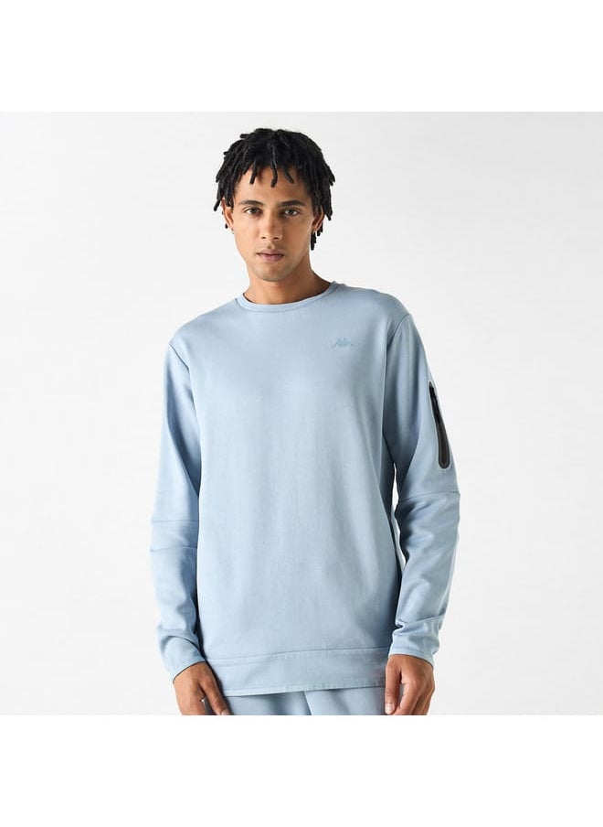 Kappa Crew Neck Sweatshirt with Long Sleeves