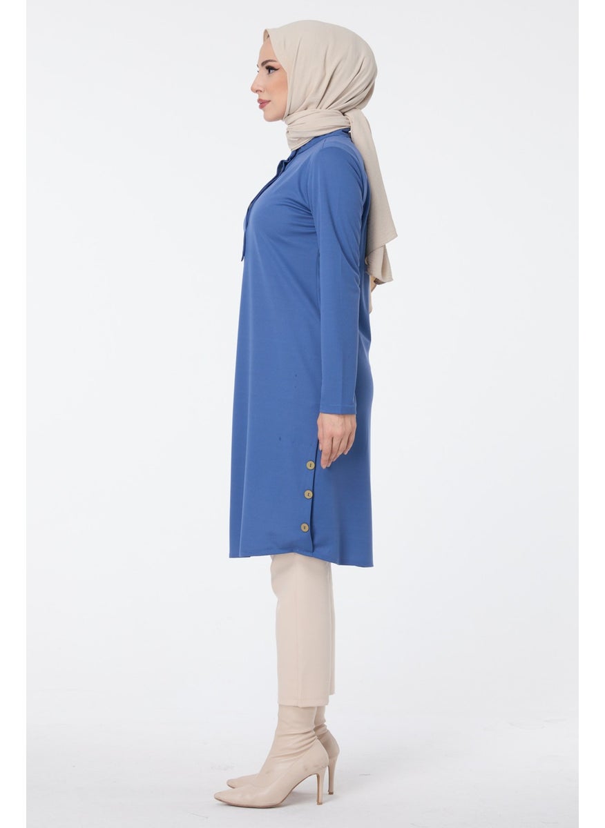 13015-INDIGO Tunic