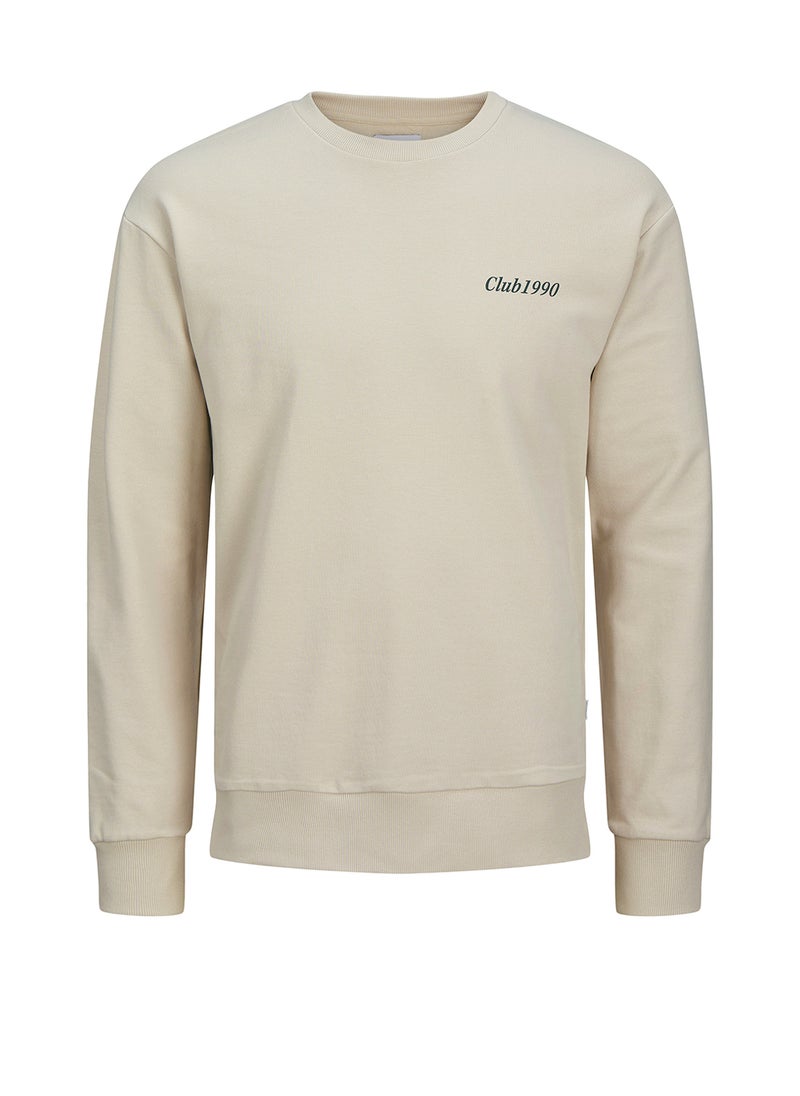 Jjebradley Graphic Crew Neck Sweatshirt