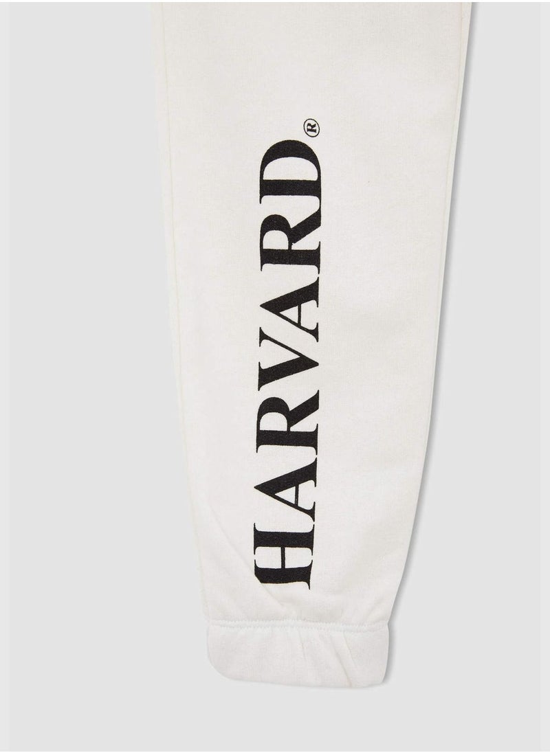 Regular Fit Long Sleeve Harvard University Printed Loung Set