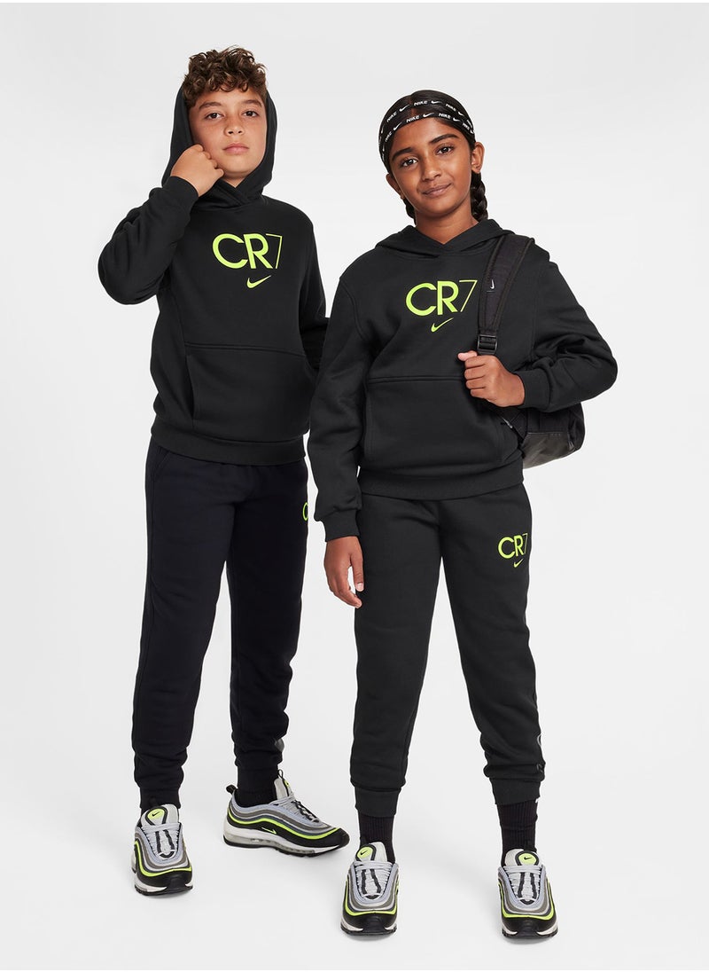 Kids Cr7 Club Fleece Hoodie