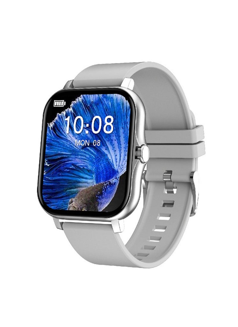 new H13 Smart Watch Bluetooth call blood oxygen heart rate blood pressure exercise step counting Smart WatchSilver (Foreign Trade version) Silver (Foreign Trade version)