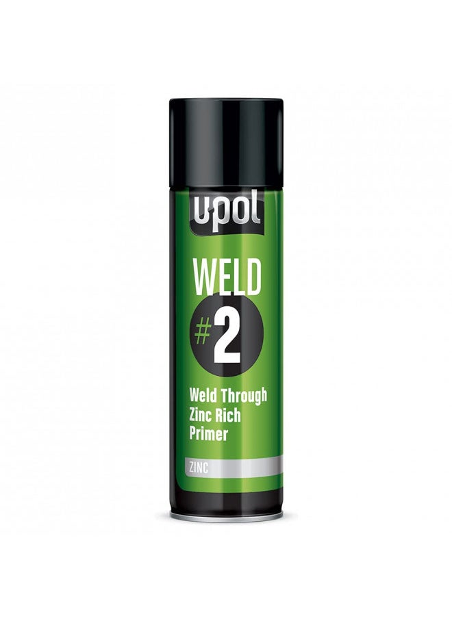 U-POL UPol WELD/AL WELD-2 450ml Zinc Rich Primer - Grey/green