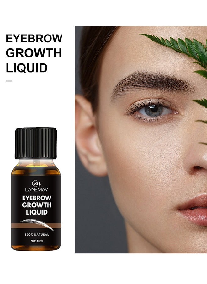 Eyebrow Growth Liquid-Thick Curly and Slender Eyebrow Care Solution , Eyebrow Growth Solution, Natural Growth 15ml