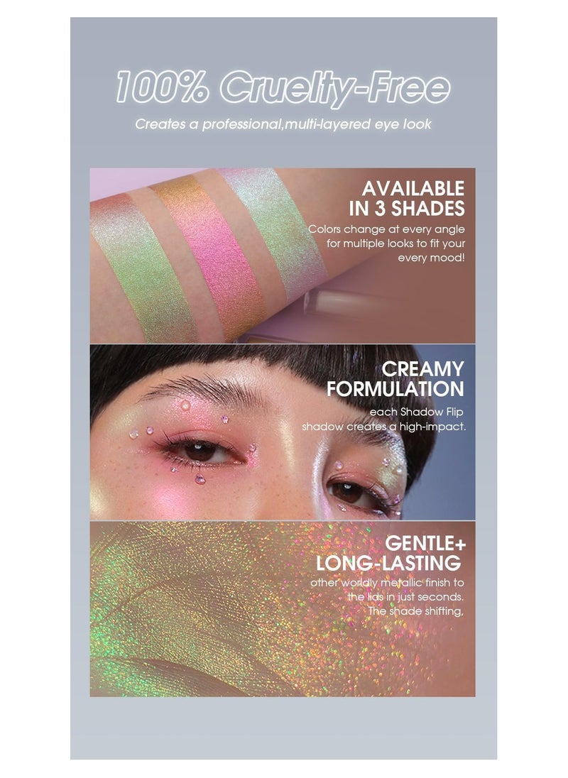 Chameleon Liquid Eyeshadow Trio Set Diamond Sparkle Eyeshadow Liquid Gift Box