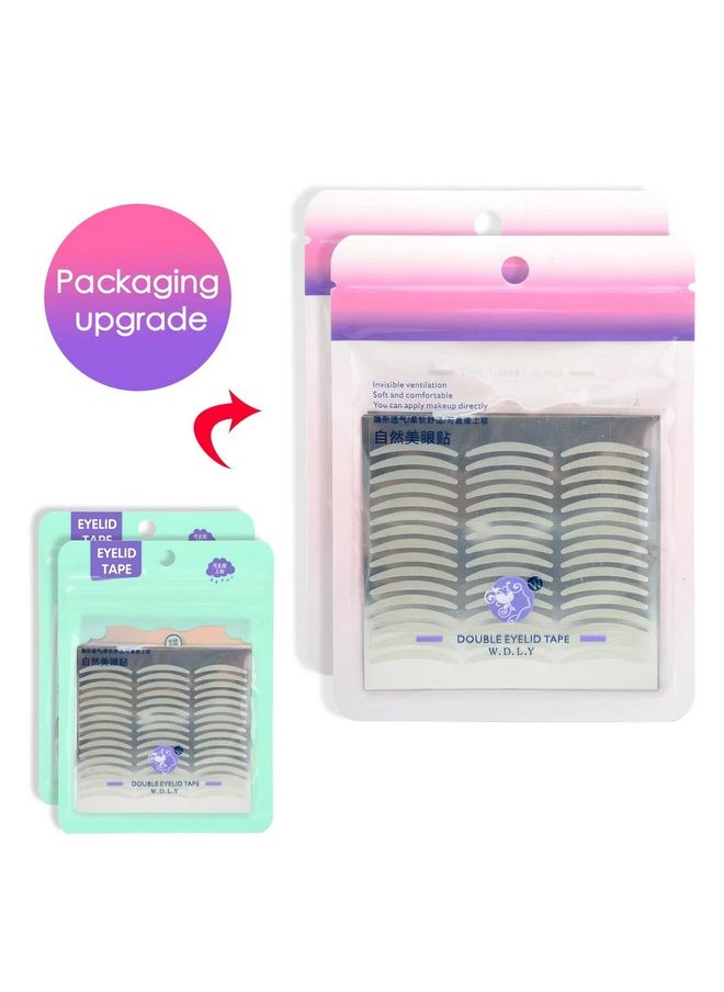 2Bags/656Pcs Invisible Slim Double Eyelid Tapes Lift Strips Stickers, One-sided Sticky, Instant Eyelids Lift, Suitable for Saggy, Hooded, Droopy, Uneven, Mono-eyelids