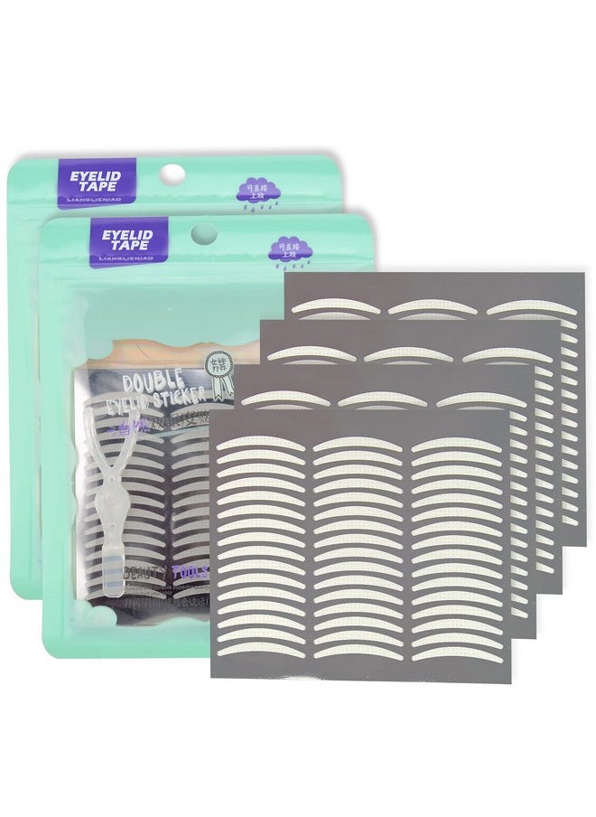 2Bags/656Pcs Invisible Slim Double Eyelid Tapes Lift Strips Stickers, One-sided Sticky, Instant Eyelids Lift, Suitable for Saggy, Hooded, Droopy, Uneven, Mono-eyelids