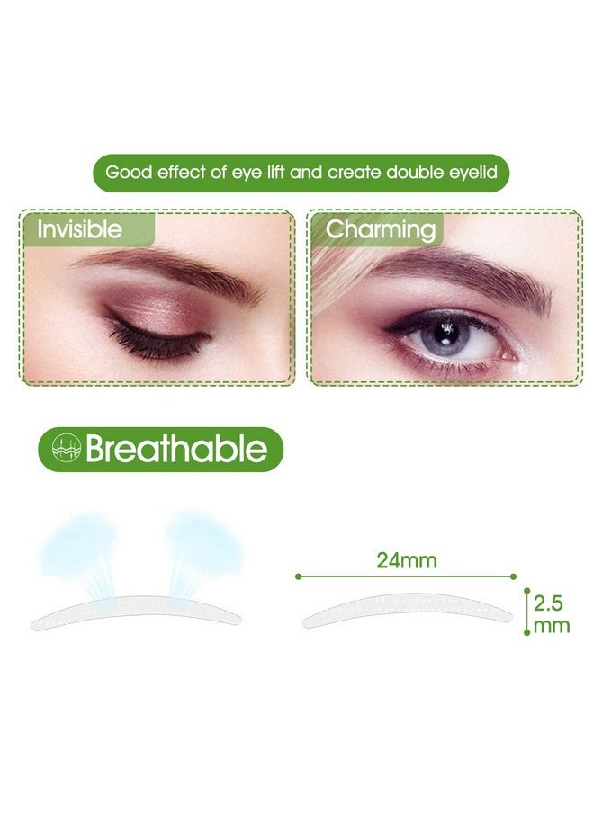 2Bags/656Pcs Invisible Slim Double Eyelid Tapes Lift Strips Stickers, One-sided Sticky, Instant Eyelids Lift, Suitable for Saggy, Hooded, Droopy, Uneven, Mono-eyelids