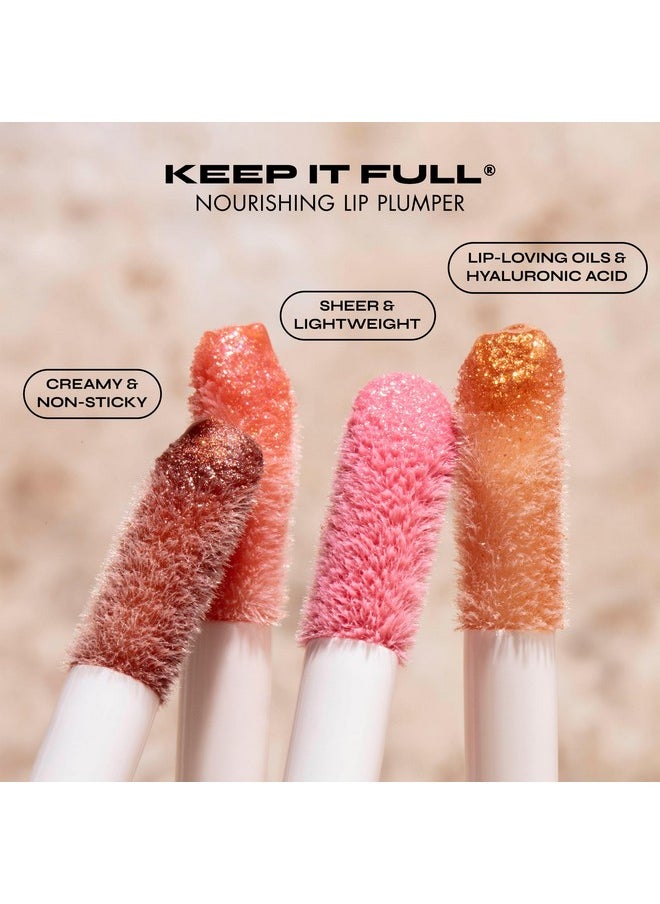 Milani Keep It Full Nourishing Lip Plumper - Sparkling Pink (0.13 Fl. Oz.) Cruelty-Free Lip Gloss for Soft, Fuller-Looking Lips