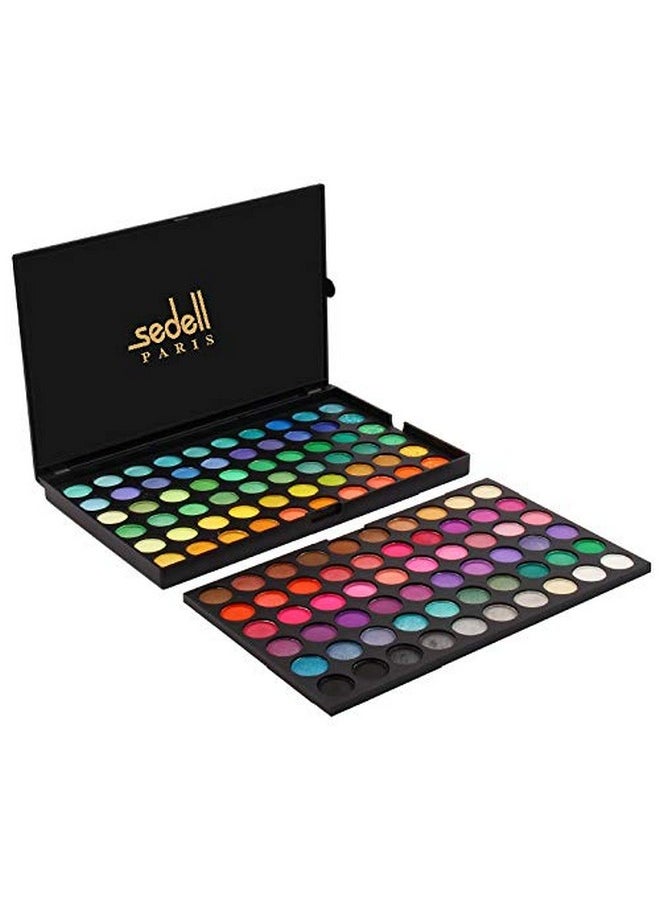 Sedell Professional Eye Contour Powder, Eyeshadow Palette Set Of 120 Colors, Multicolor, 91 g