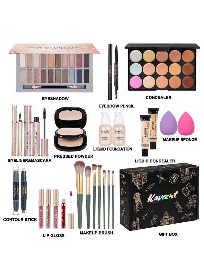 Makeup Set Makeup Kit for Women Full Kit Makeup Sets for Teens Women Gift Eyeshadow Palette Lipgloss Foundation concealer Makeup Kits forTeenager