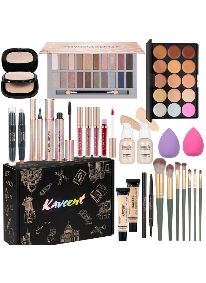 Makeup Set Makeup Kit for Women Full Kit Makeup Sets for Teens Women Gift Eyeshadow Palette Lipgloss Foundation concealer Makeup Kits forTeenager